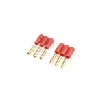Konektor pozlátený 3.5mm 3-pin plastové púzdro (1 pár)