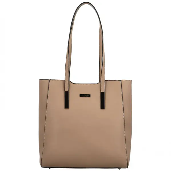Módní dámská kabelka na rameno Delami Luxe Charm, taupe