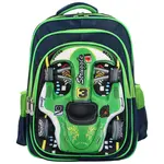 Dětský látkový školní batoh Formule, zelená