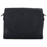 Dámská trendy kožená crossbody kabelka Eva,  tmavě modrá