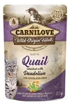 Carnilove Cat Pouch quail & dandelion sterilized 85g