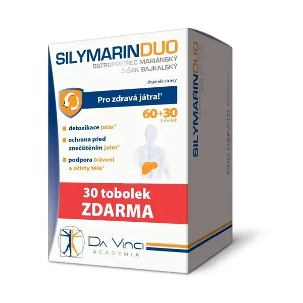 Silymarin Duo DaVinci Academia 60+30 tobolek