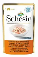 Schesir Cat Kapsa Adult Tuňák/kuře/krevety 50g