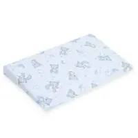 Poťah na detský vankúš - klin New Baby  New Baby BASIC 59x37cm bear blue