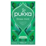 Pukka BIO Three Mint porcovaný čaj 20x1,6 g