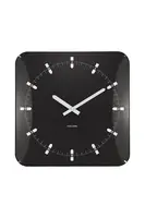 Nástěnné hodiny Karlsson Sucinto Dome Square 35 x 35 x 4,5 cm
