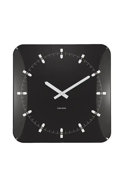Nástěnné hodiny Karlsson Sucinto Dome Square 35 x 35 x 4,5 cm