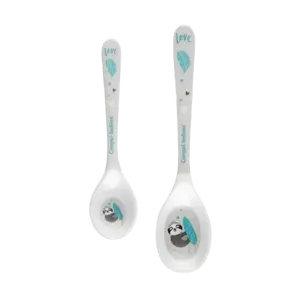 CANPOL BABIES Melaminové lžičky Exotic Animals šedé 2 ks