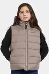 Detská vesta Didriksons KILO KIDS VEST 2 hnedá farba, 505987