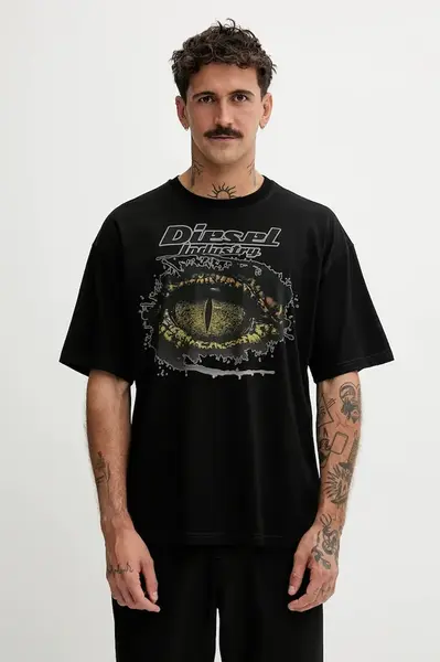 Bavlněné tričko Diesel T-BOXT-T25