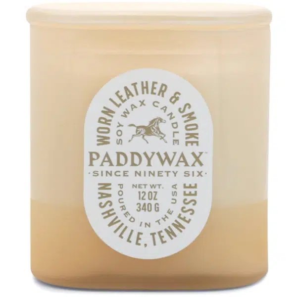 Paddywax Vista Worn Leather & Smoke vonná sviečka 340 g