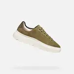 Khaki Women's Geox Spherica EC4.1 Sneakers - Women's