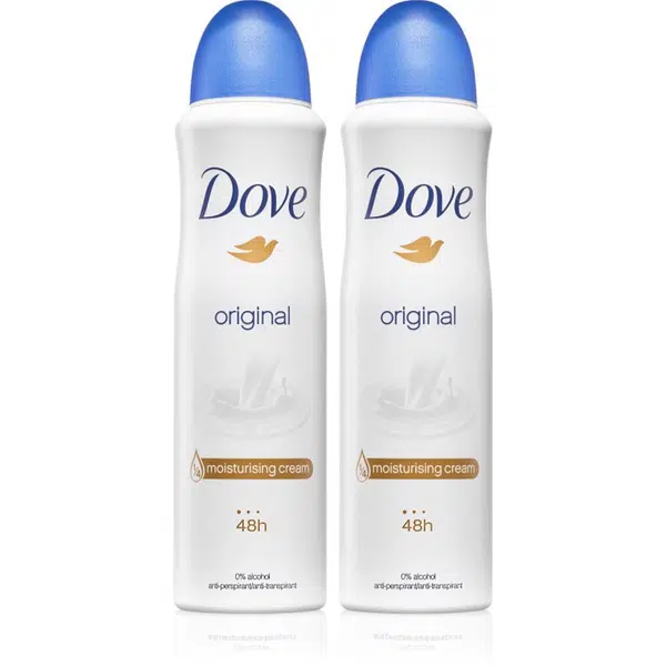 Dove Original antiperspirant ve spreji výhodné balení