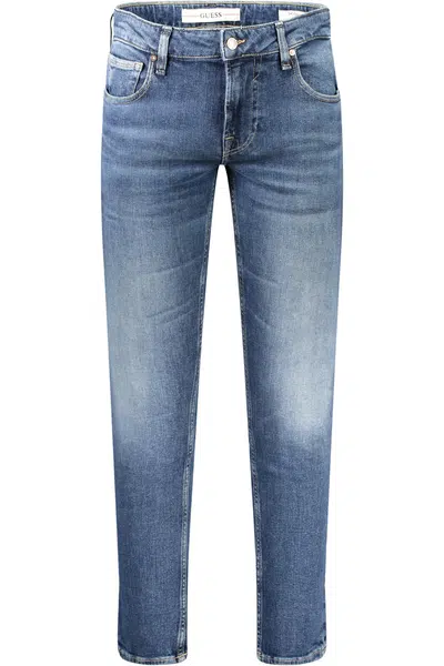 Modré pánské skinny fit džíny Guess Miami