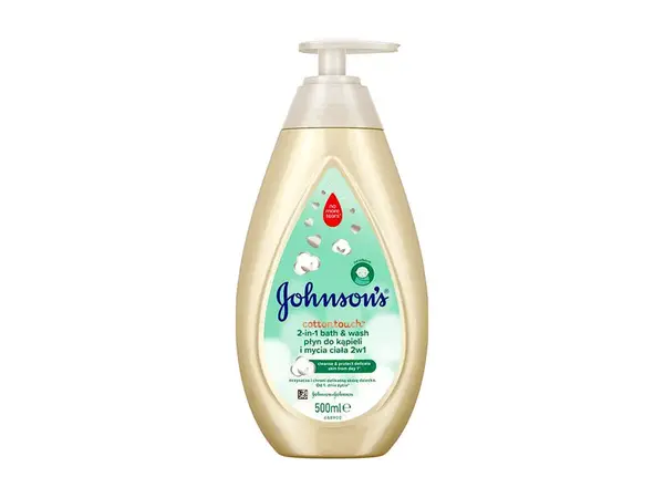 Johnsons Cottontouch Koupel A Mycí Gel 2v1 500ml