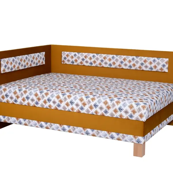 Postel Liz Rozměr: 120 x 200 cm, Matrace: Kombiflex - tvrdost 2, varianta nožiček: chromové nožičky