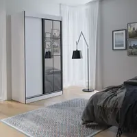 Šatní skříň Oslo II Barva korpusu: Bílá, Rozměry: 120 cm