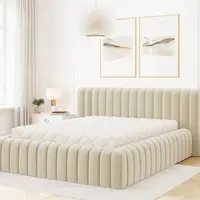 Postel Carilla - kovový rám + úložný prostor Rozměr: 180 x 200 cm, látka: Monolith 04