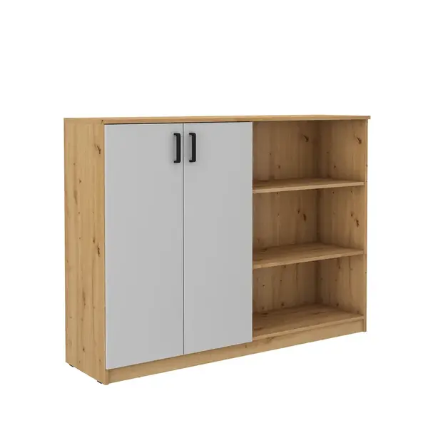 Spodní skříňka Malta 830 2F Barva korpusu: Dub artisan + šedá