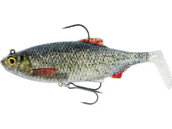 Westin gumová nástraha ricky the roach shadtail r2f glitter roach - 14 cm 57 g