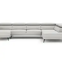 Sedací souprava Sidolo U Provedení: Pravá U, Nožičky: Černé, látka: Perfect Harmony 72