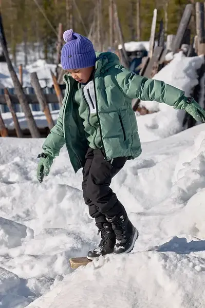 Dětské lyžařské kalhoty Reima Sild černá barva, 5100096B