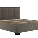 Postel Ela Matrace: Bez matrace, látka: Tiffany 29 Taupe