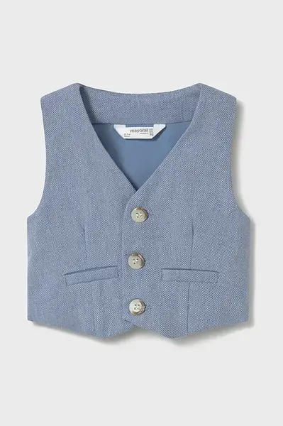 Vesta pre bábätká s prímesou ľanu Mayoral Newborn