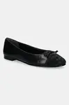Tory Burch  Kožené balerínky  Cap-Toe Pave Ballet