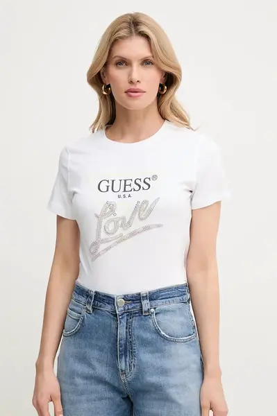 Bavlnené tričko Guess