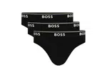 3PACK men's briefs Hugo Boss black