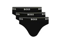 3PACK men's briefs Hugo Boss black