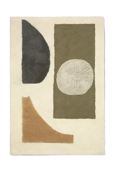Vlnený koberec ferm LIVING Bloco 80 x 120 cm