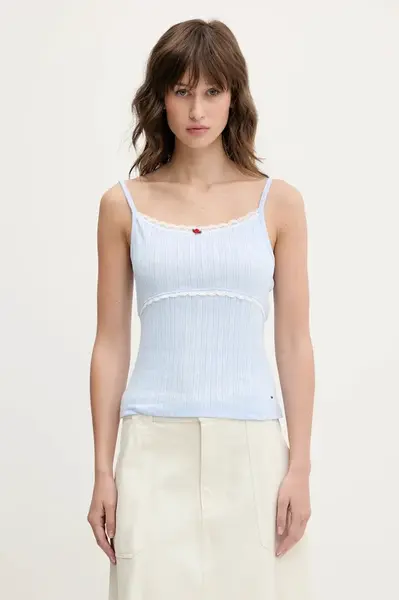 Bavlnený top Tommy Jeans