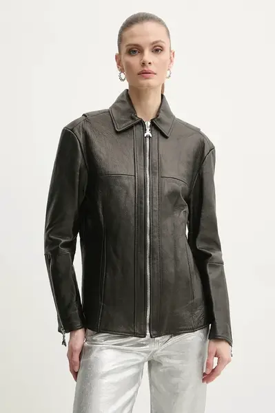 Kožená bunda Patrizia Pepe