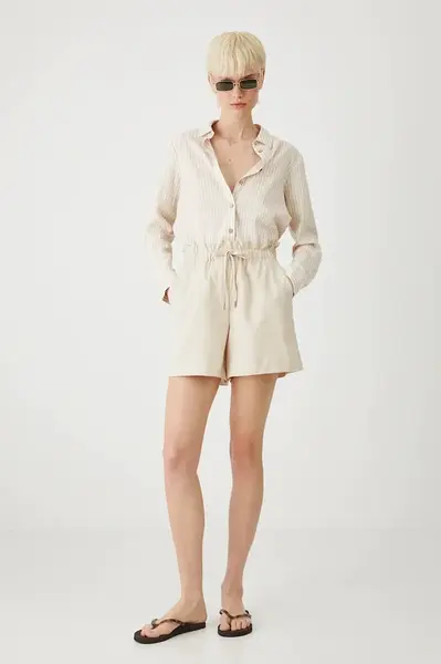 Šortky s prímesou ľanu Medicine