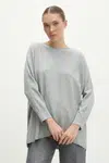 Sveter Answear.LAB dámsky, šedá farba, tenký