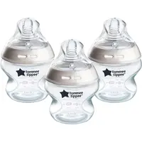 Tommee Tippee Natural Start Anti-Colic samosterilizační kojenecká láhev Slow Flow 0m+ 3x150 ml