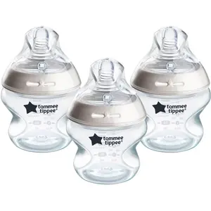 Tommee Tippee Natural Start Anti-Colic samosterilizační kojenecká láhev Slow Flow 0m+ 3x150 ml