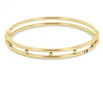 Tommy Hilfiger Luxusní pevný náramek s krystaly 2780611