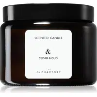 Ambientair The Olphactory Cedar & Oud vonná svíčka (brown) & 360 g