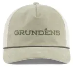Grundéns kšiltovka cord wordmark trucker light olive
