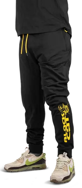 Black cat tepláky black joggers - xxl