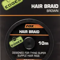 Fox návazcová šňůrka edges hair braid brown 10 m