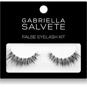Gabriella Salvete False Eyelash Kit umělé řasy s lepidlem typ Basic Black 1 ks