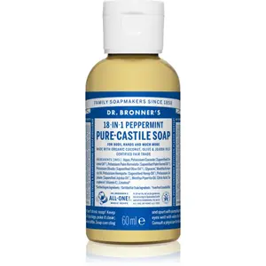 Dr. Bronner’s Peppermint tekuté univerzální mýdlo 60 ml