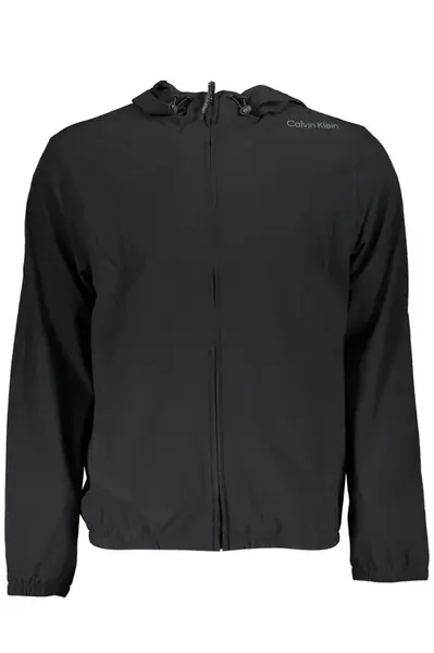 Čierna pánska mikina Calvin Klein na zips