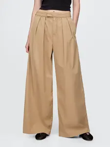GAP Trousers High Rise Wide - Ladies