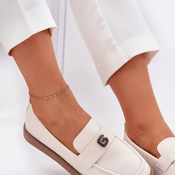 Dámske elegantné mokasíny s ozdobným malým detailom Vinceza