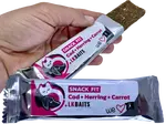 LK Baits Pet SNACK FIT, Treska-Herring-Mrkev, 20g